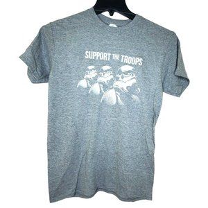 Support The Troops Star Wars Storm Troopers Men Small T Shirt Delta Pro Weight